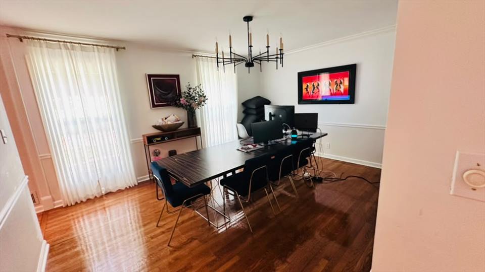 Home Office after cleaning by Ella'z Cleaning