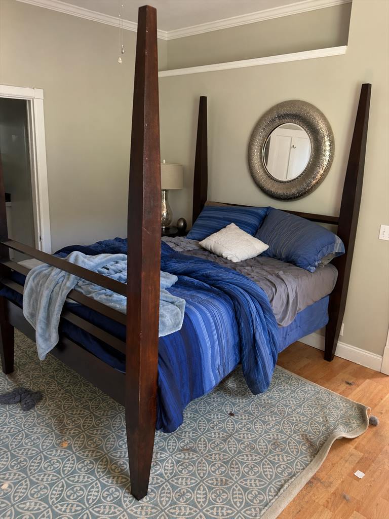 Bedroom before cleaning